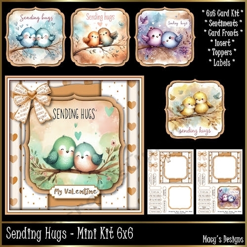 Sending Hugs - Mini Kit 6x6