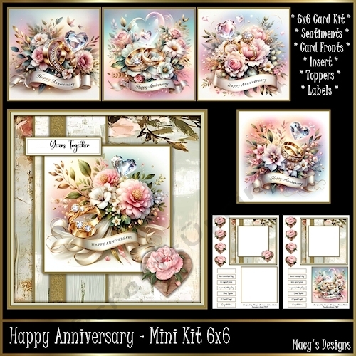 Happy Anniversary - Mini Kit 6x6 