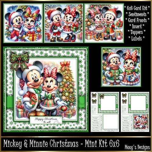 cup1411301_124264 - Mickey & Minnie Christmas - Mini Kit 6x6