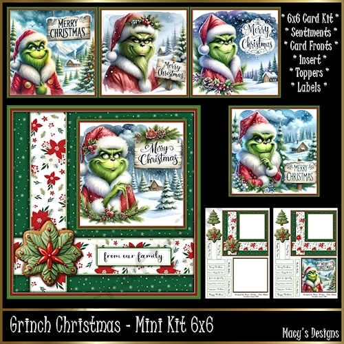 Grinch Christmas - Mini Kit 6x6 