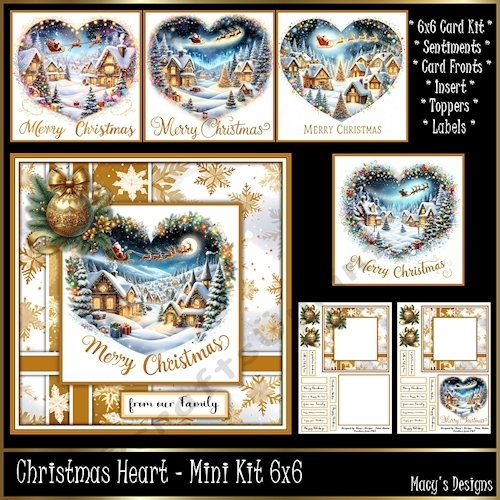 Christmas Heart - Mini Kit 6x6 