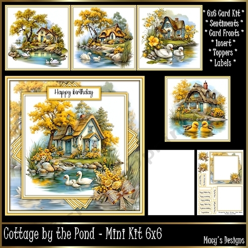 Cottage by the Pond - Mini Kit 6x6