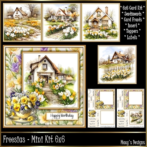 Freesias - Mini Kit 6x6