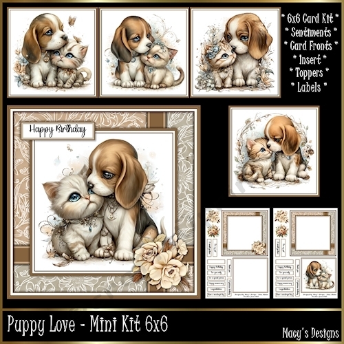Puppy Love - Mini Kit 6x6