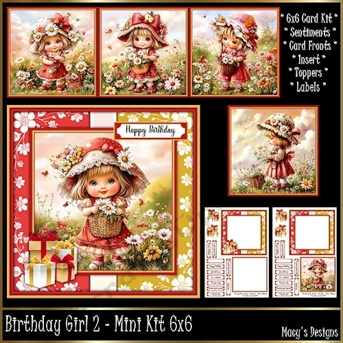 Birthday Girl 2 - Mini Kit 6x6