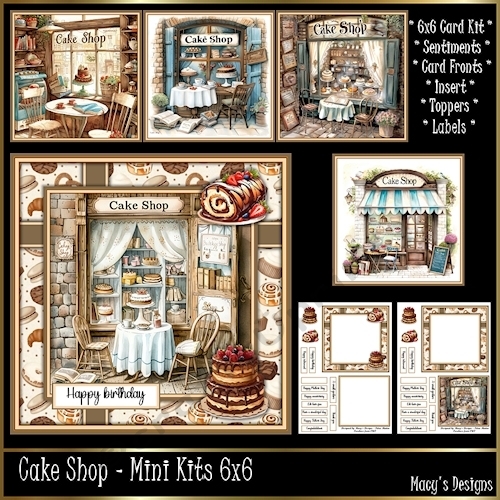 Cake Shop - Mini Kit 6x6