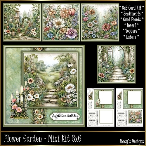 Flower Garden - Mini Kit 6x6