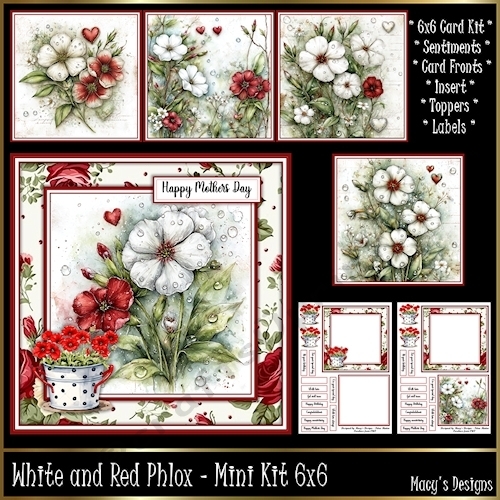White and Red Plox - Mini Kit 6x6