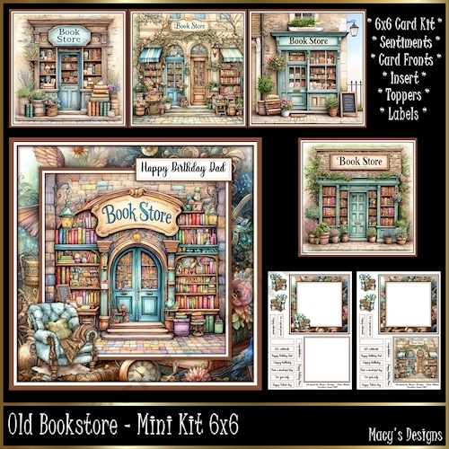 Old Bookstore - Mini Kit 6x6