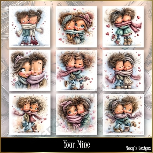 Your Mine - Illustrations for Cards, Mini kits & Designers