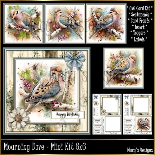 Mourning Dove - Mini Kit 6x6