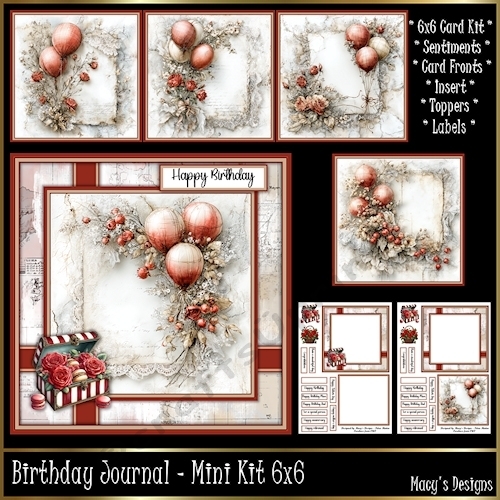 Birthday Journal - Mini Kit 6x6
