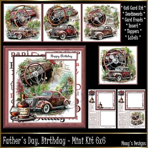 cup1429609_124264 - Fathers Day,  Birthday 2 - Mini Kit 6x6