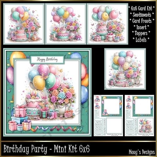 Birthday Party - Mini Kit 6x6