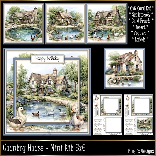Country House - Mini Kit 6x6
