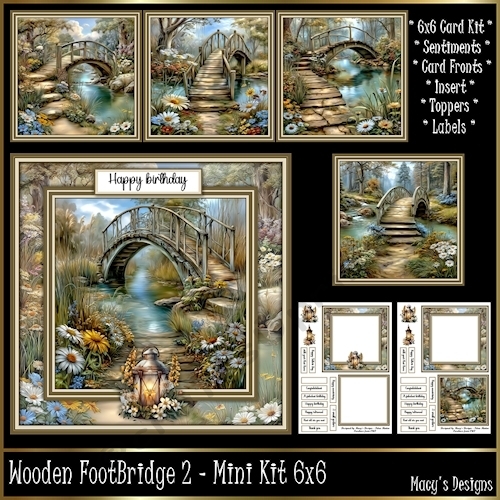 Wooden FootBridge 2 - Mini Kit 6x6