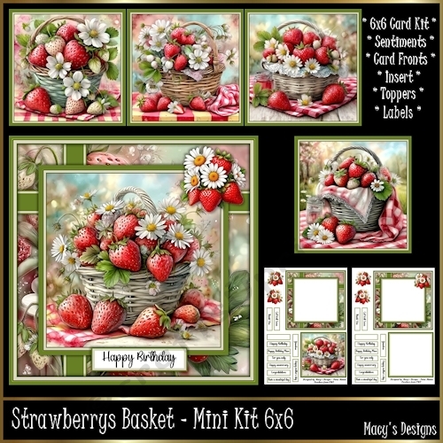 Strawberrys Basket - Mini Kit 6x6