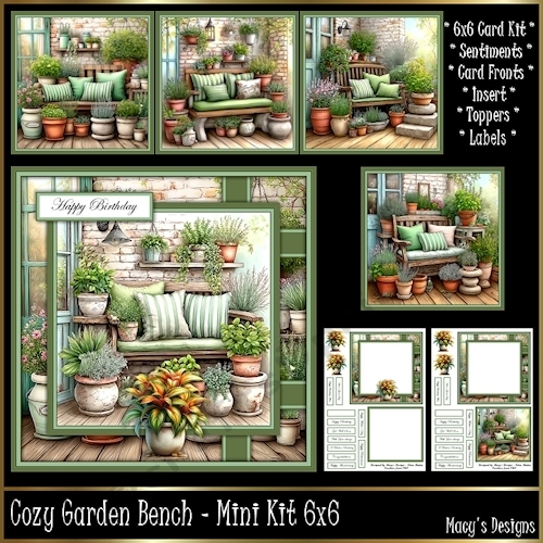 cup1431167_124264 - Cozy Garden Bench - Mini Kit 6x6
