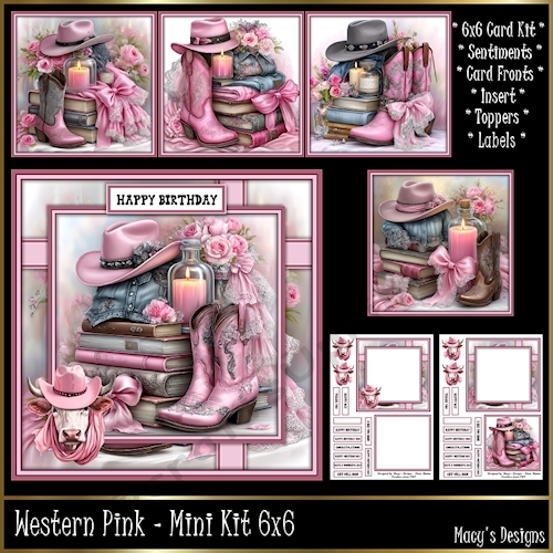 Western Pink - Mini Kit 6x6