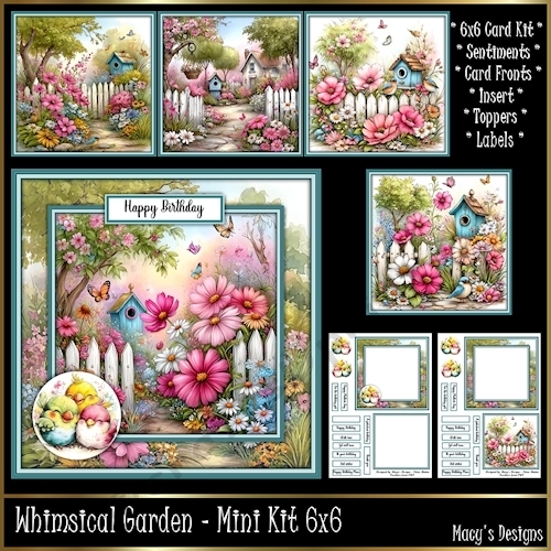Whimsical Garden - Mini Kit 6x6