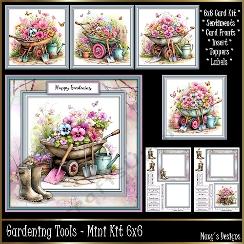 Gardening Tools - Mini Kit 6x6.