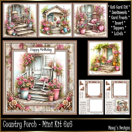 Country Porch - Mini Kit 6x6