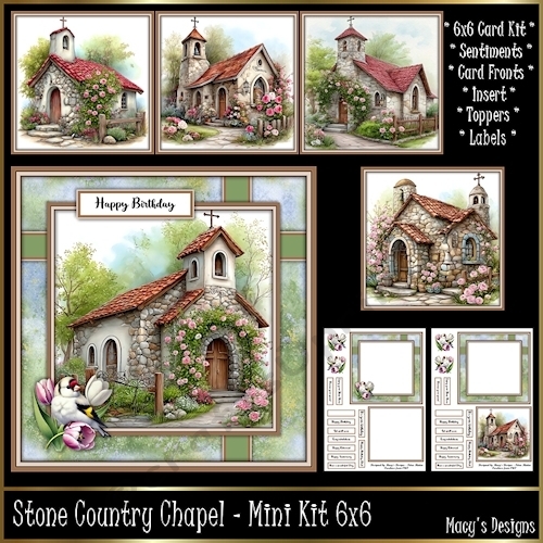 Stone Country Chapel - Mini Kit 6x6