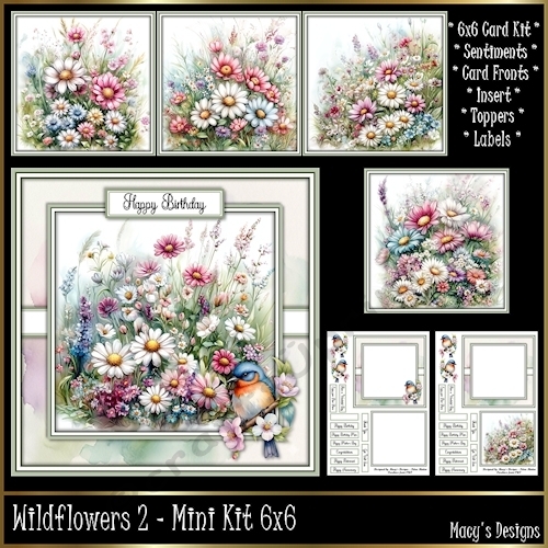 Wildflowers 2 - Mini Kit 6x6