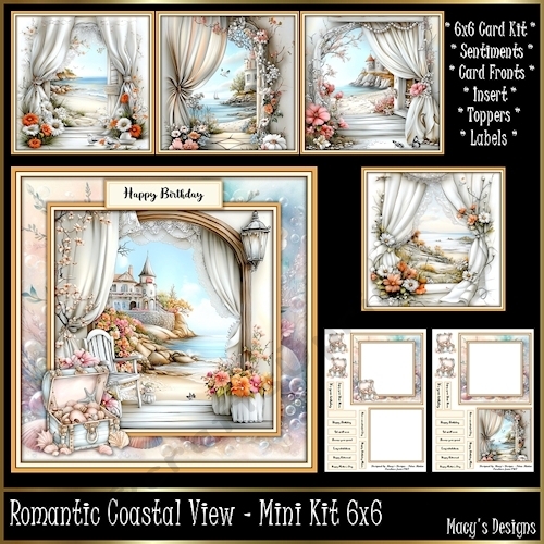 Romantic Coastal View - Mini Kit 6x6