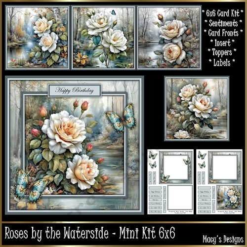 Roses by the Waterside - Mini Kit 6x6