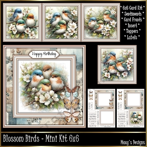 Blossom Birds - Mini Kit 6x6