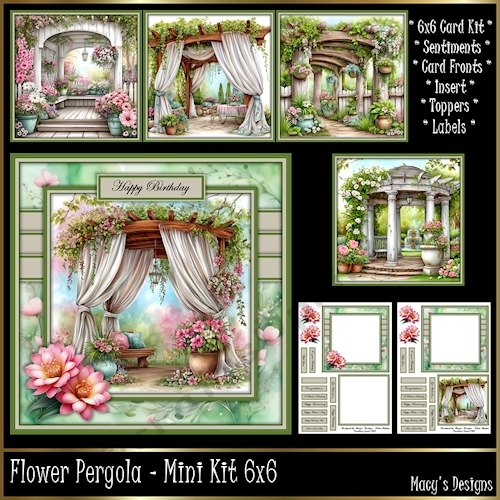 Flower Pergola - Mini Kit 6x6