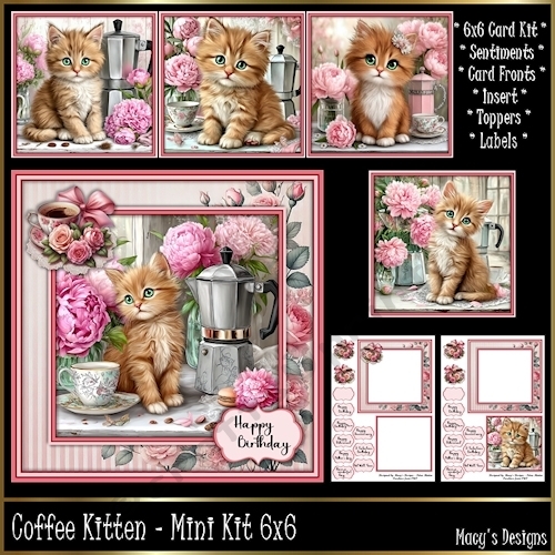 Coffee Kitten - Mini Kit 6x6