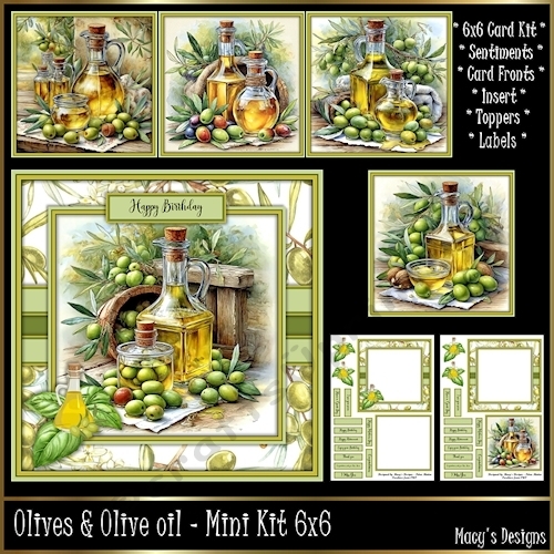 Olives & Olive Oil - Mini Kit 6x6