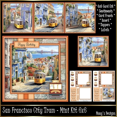 San Francisco City Tram - Mini Kit 6x6