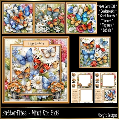 Butterflies - Mini Kit 6x6