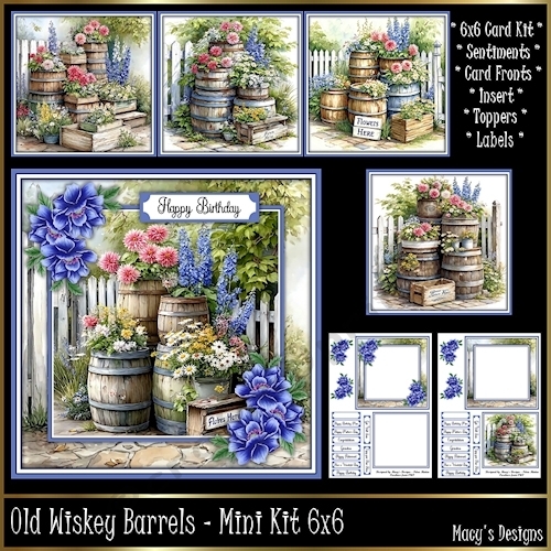 Old Wiskey Barrels - Mini Kit 6x6
