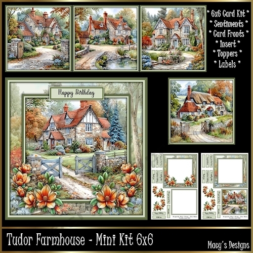 Tudor Farmhouse - Mini Kit 6x6