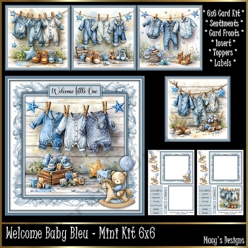 cup1443051_124264 - Welcome Baby Bleu - Mini Kit 6x6
