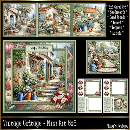 Vintage Cottage - Mini Kit 6x6