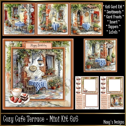 Cozy Cafe Terrace - Mini Kit 6x6