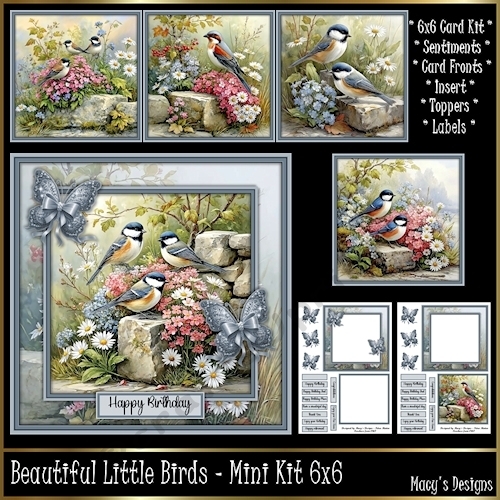 Beautiful Little Birds - Mini Kit 6x6