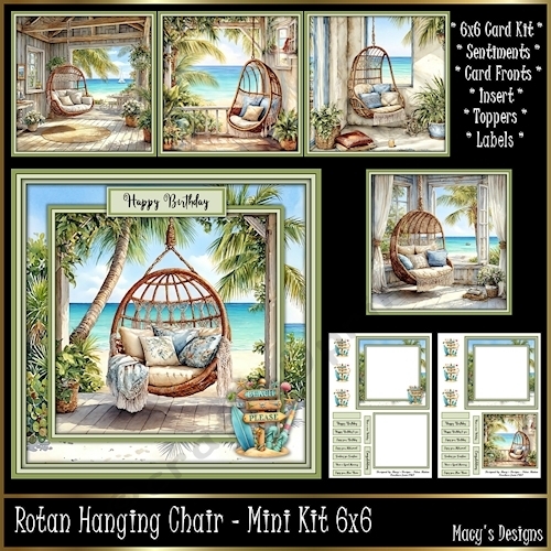 Rotan Hanging Chair - Mini Kit 6x6