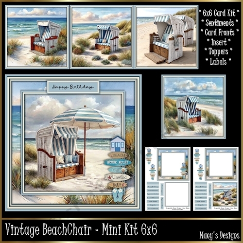 Vintage BeachChair - Mini Kit 6x6