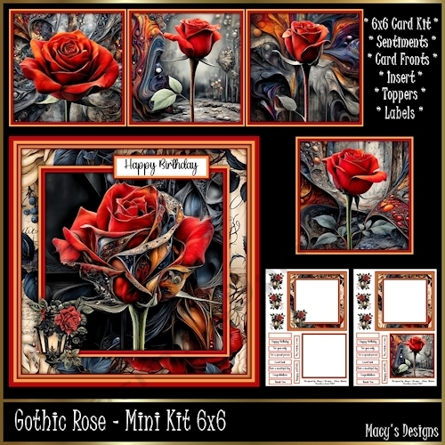 Gothic Rose - Mini Kit 6x6