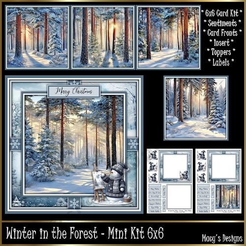 Winter in the Forest - Mini Kit 6x6