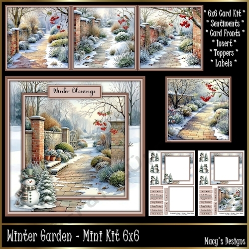 Winter Garden - Mini Kit 6x6