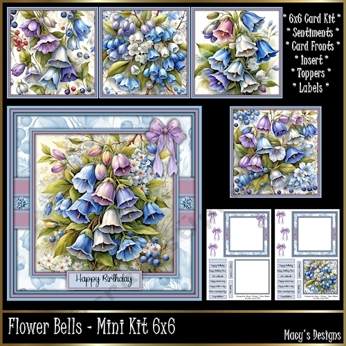 Flower Bells - Mini Kit 6x6
