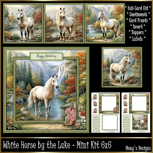 White Horse by the Lake - Mini Kit 6x6