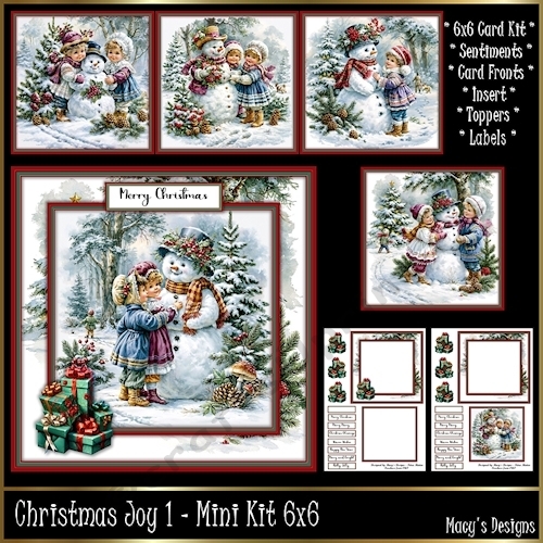 Christmas Joy 1 - Mini Kit 6x6